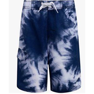 Kanu Surf Boys' YOLO Quick Dry UPF 50+ Beach Swim Trunk Beachboy Denim Blue S4